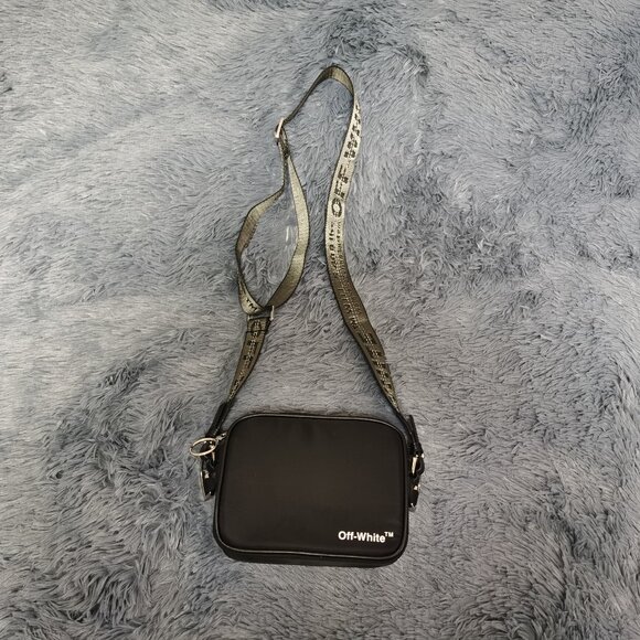 Off-White Handbags - Off-White Nylon Crossbody Bag
